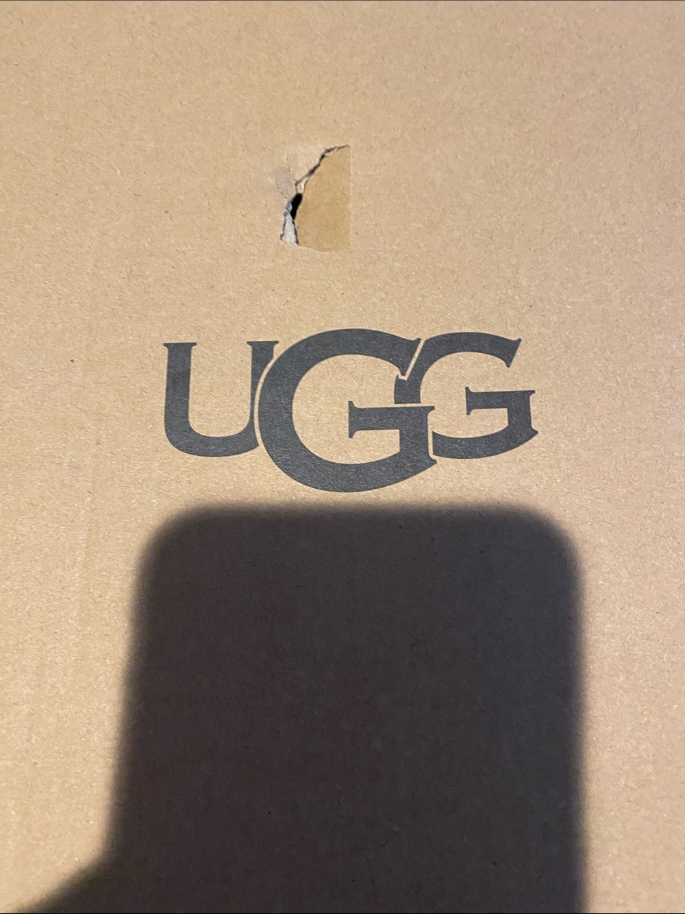 UGG Tasman.    Tan with white Braided Trim - Picture 7 of 9